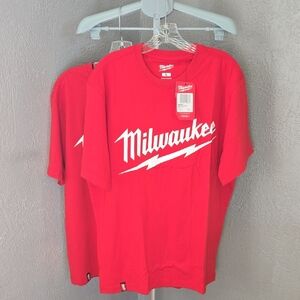 Set Of 2 Red Milwaukee Men's T-Shirts